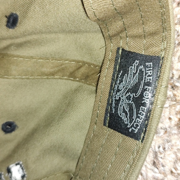 Fire For Effect US Army Green Snap-on Hat OS - Picture 8 of 9